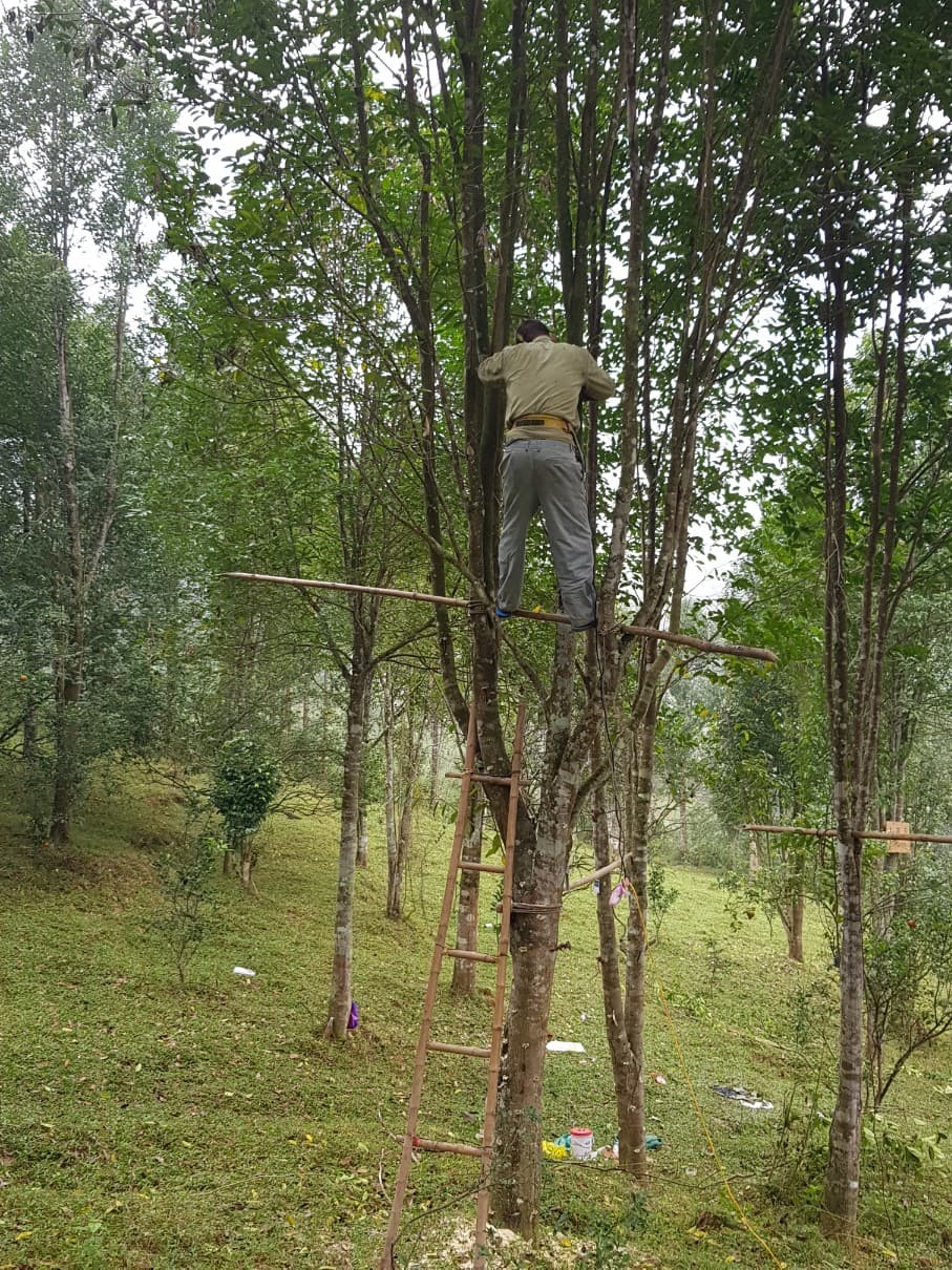 농장 전경 및 나무별 추적 번호